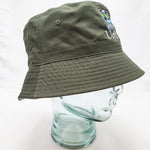 UofG Bucket Hat - Olive SIDE VIEW 