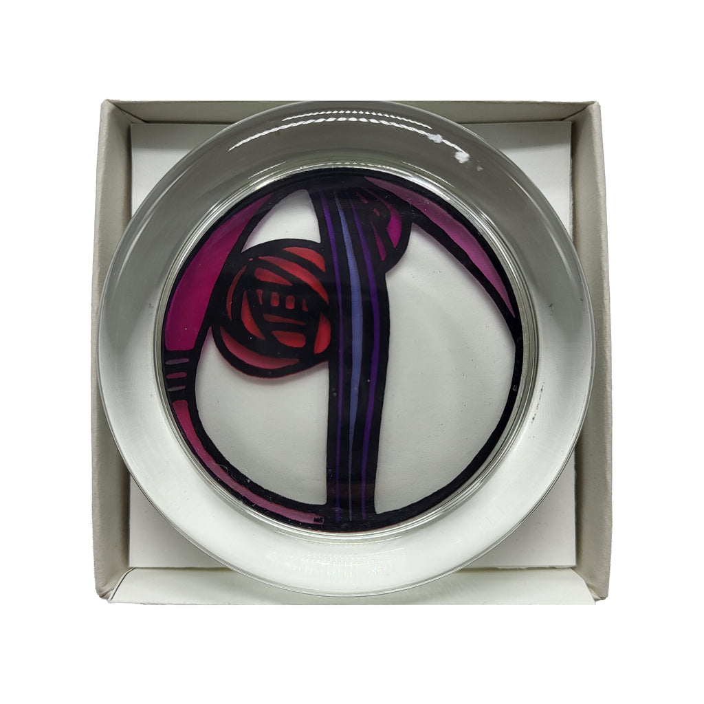Mackintosh Pink Rose Paperweight – University of Glasgow