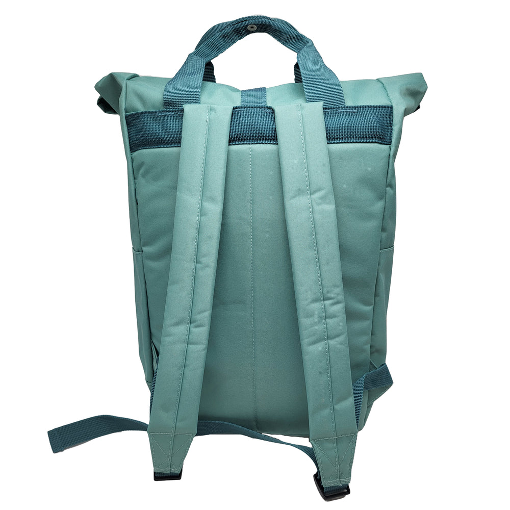 Sage Green Roll Top Backpack