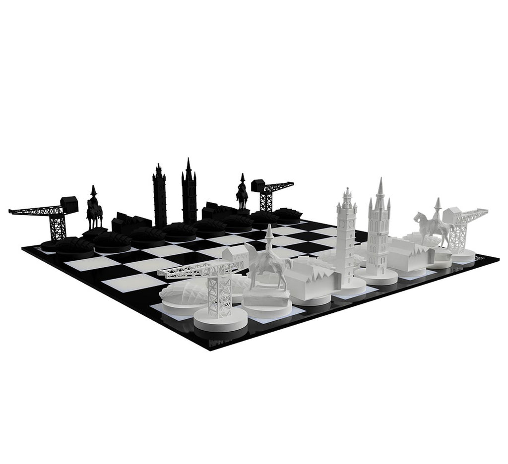 Glasgow Chess Set 3D University of Glasgow