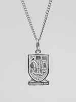 University Hallmarked Silver Crest Charm (chain not included)