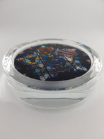 University Crest Glass Paperweight