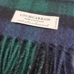Black Watch Modern Tartan Scarf Close Up