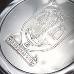 University of Glasgow Pewter Compact Mirror - crest detail
