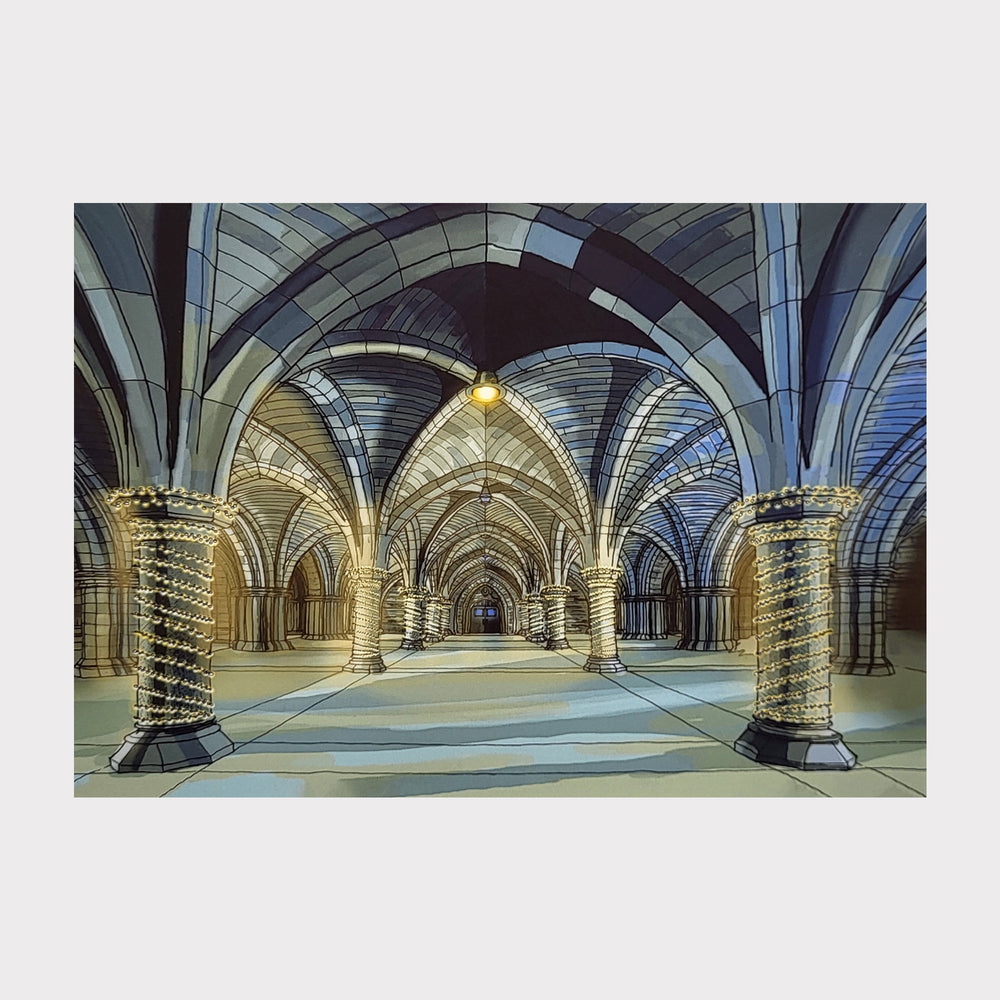 Cloisters by Night Card