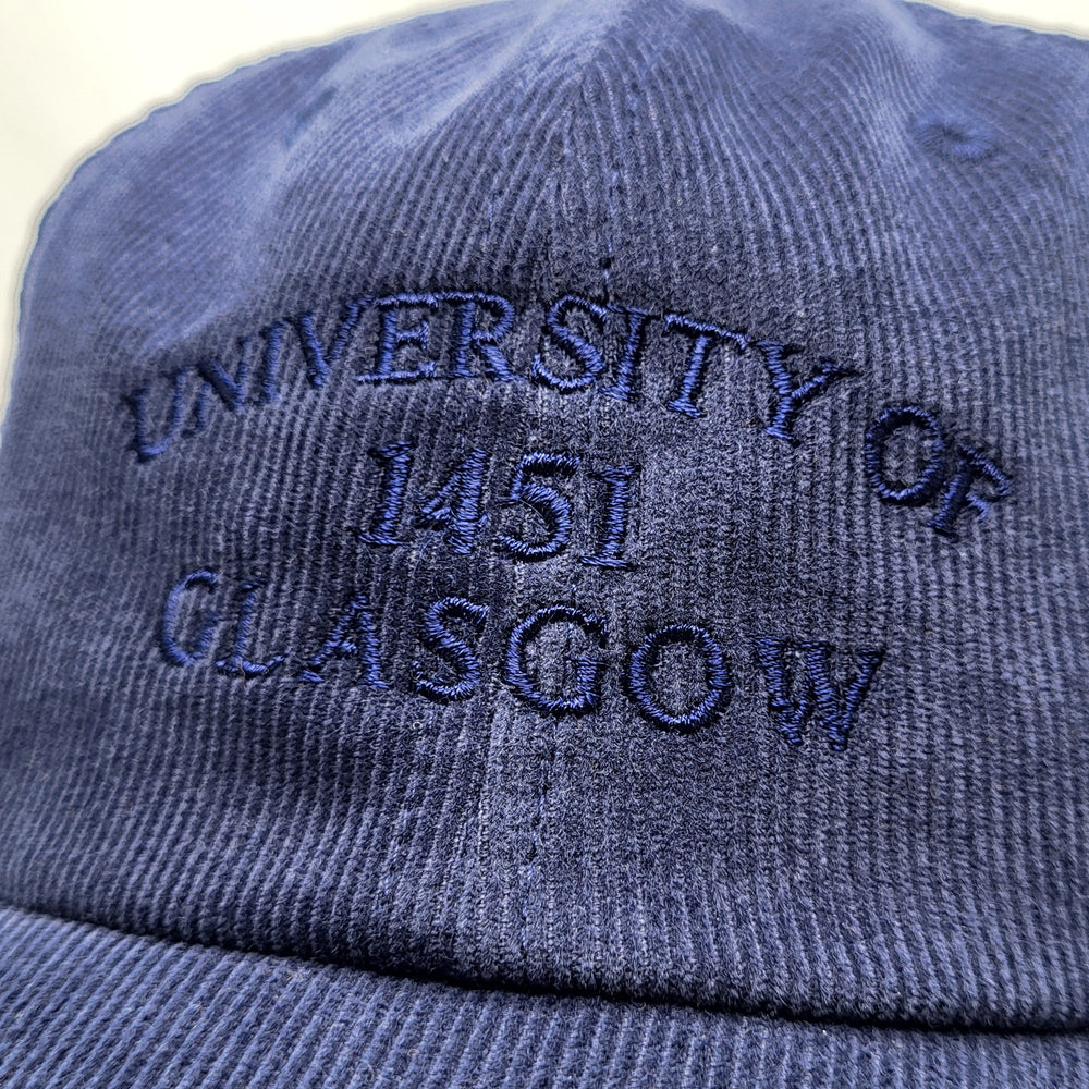 Cord Cap - Navy University of Glasgow 