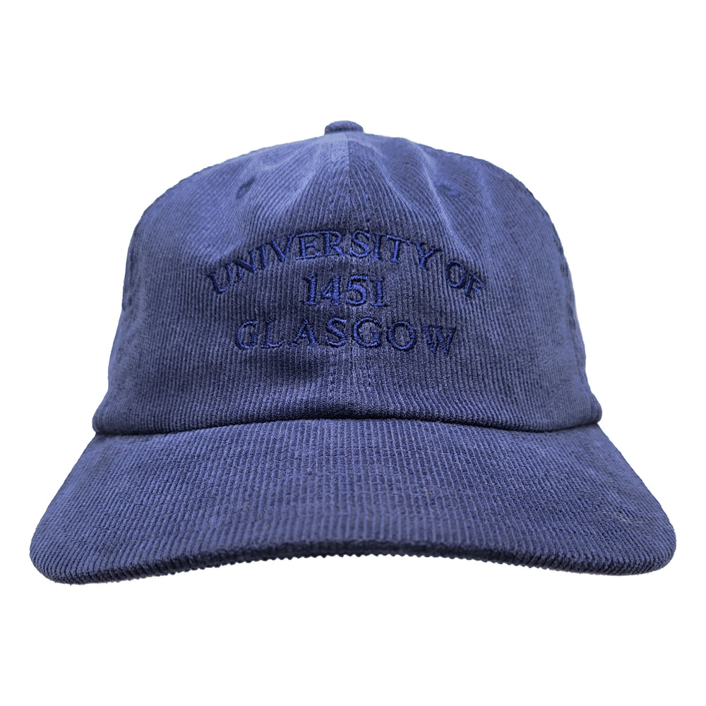 Cord Cap - Navy University of Glasgow 