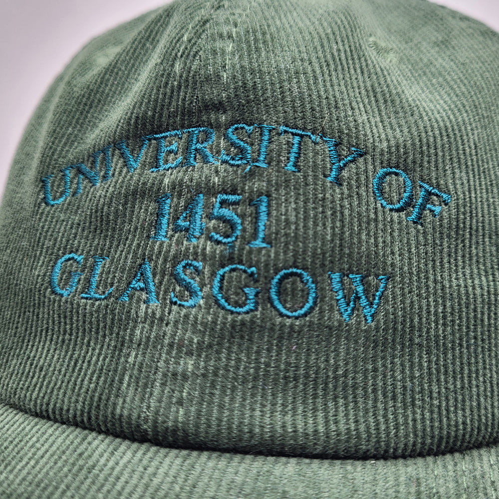 Cord Cap - Dark Olive University of Glasgow
