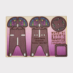 Domino Tea Table Pop Up Postcard