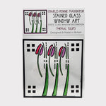 CRM Formal Tulips Cling Window Decoration