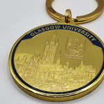 Uni View Gold Coin Keyring Front Detail