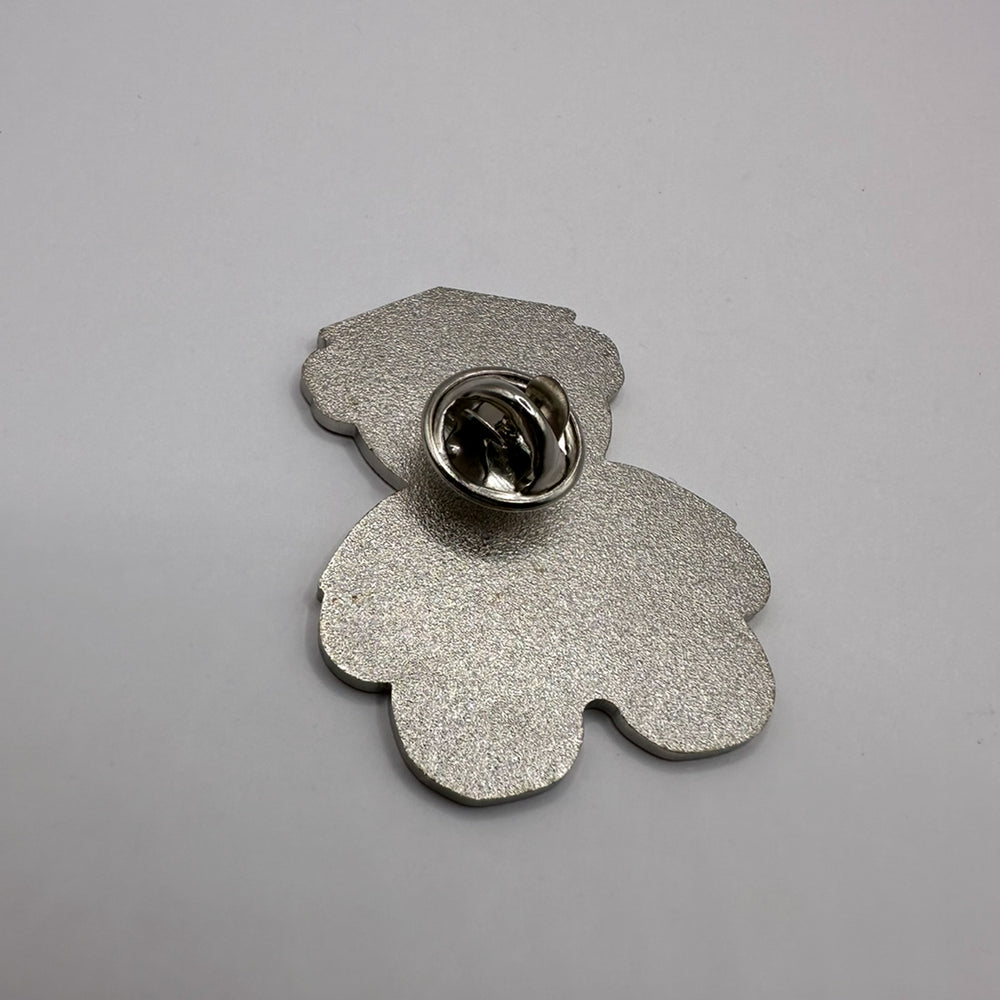 University of Glasgow Graduation Bear Pin Badge  Backing