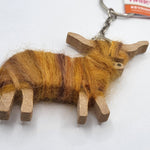 Hairy Coo Keyring