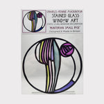 CRM Hunterian Small Rose Cling Window Decoration