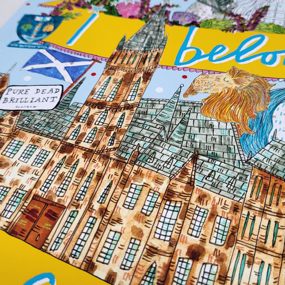 I Belong Tae Glasgow Print