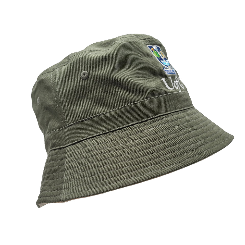 UofG Bucket Hat - Olive SIDE VIEW