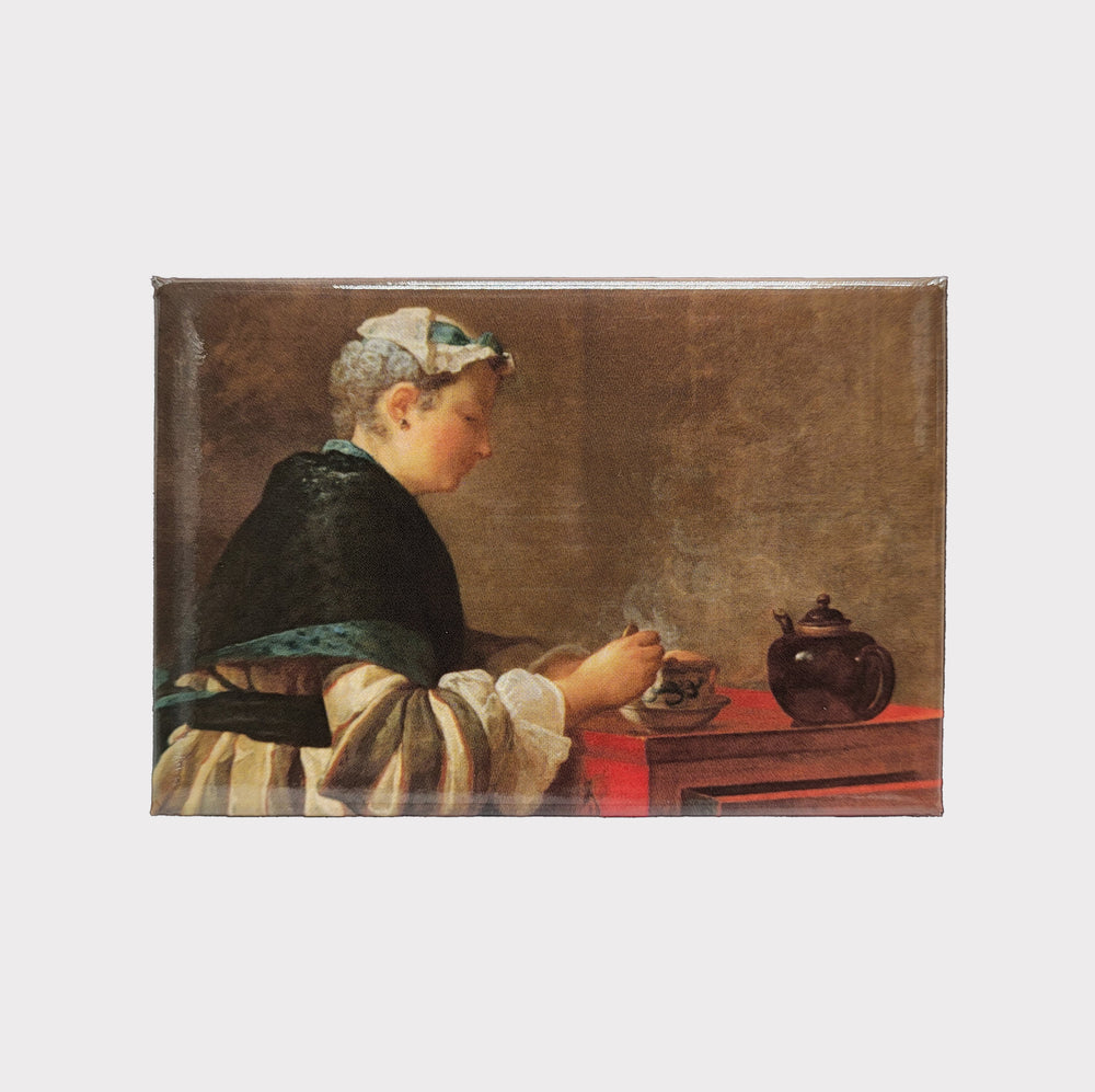A Lady Taking Tea Magnet