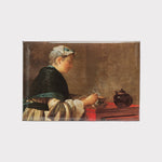 A Lady Taking Tea Magnet