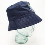 UofG Bucket Hat - Navy SIDE VIEW