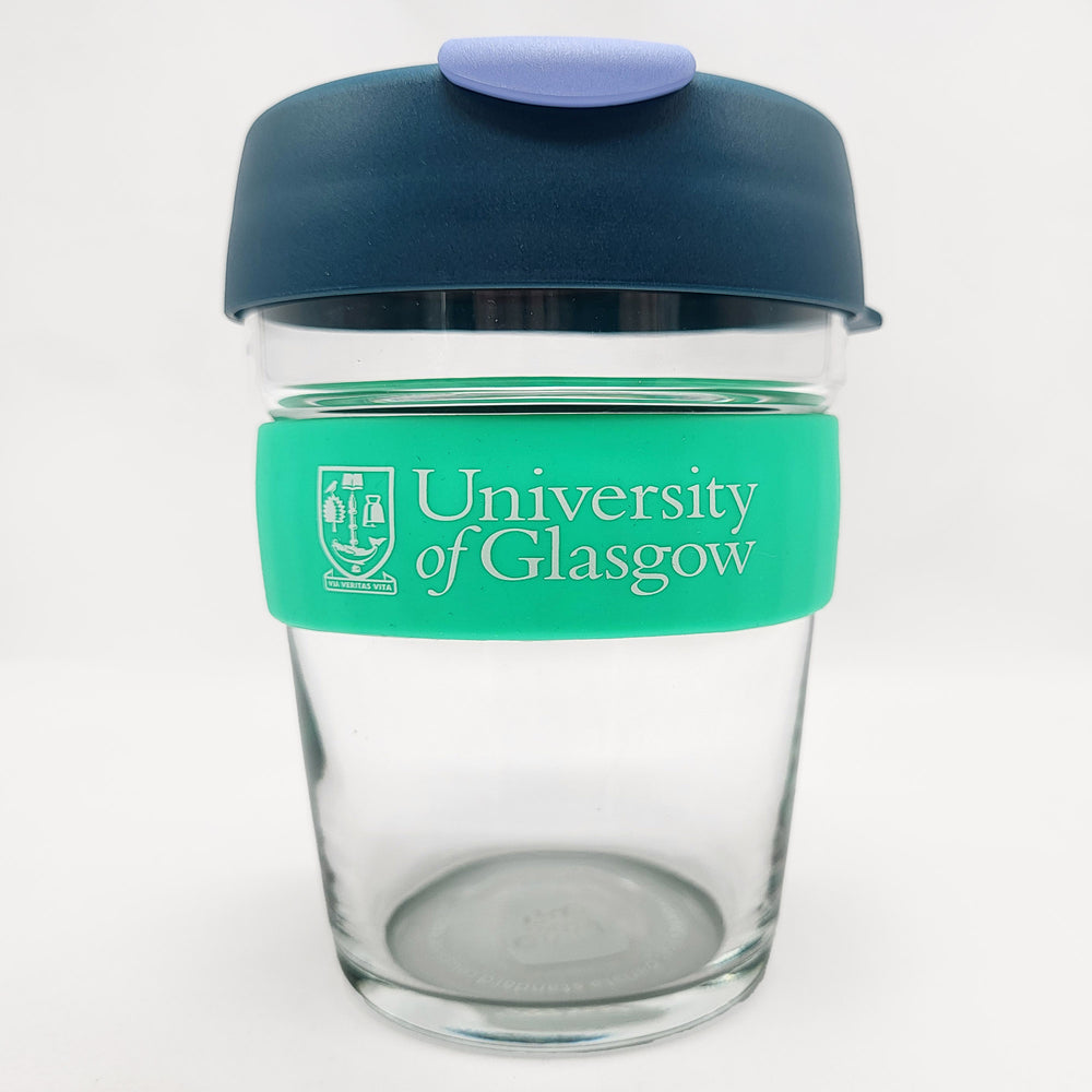 KeepCup Tazza In Vetro Temperato Riutilizzabile Con Fascia In Sughero, 340 Ml, Modello Saskatoon, Standard Barista, Ecologica