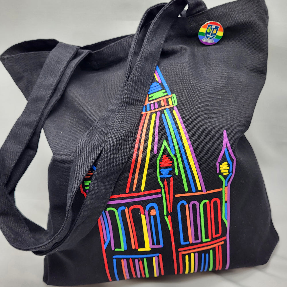 PRIDE TOTE BAG- WITH PIN