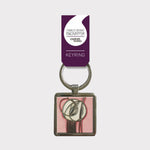 Pink Rose - Keyring