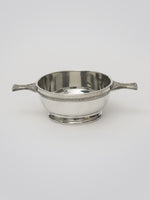 University of Glasgow 5 Inch Pewter Quaich - Side view