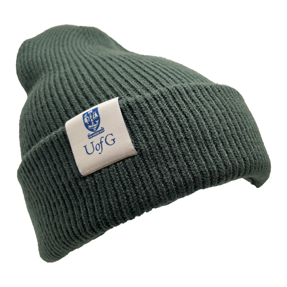 UofG Recycled Beanie - Bottle Green