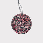 Rose and Teardrop Ceramic Hanging Decoration