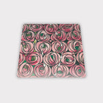 Rose and Teardrop Ceramic Coaster