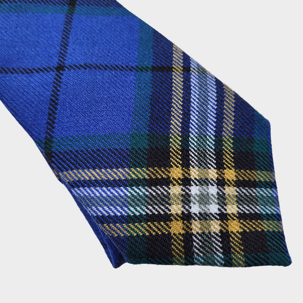 University of Glasgow Tartan Tie - blade detail