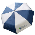 Blue & White Uni Folding Umbrella