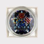 University Crest Glass Paperweight