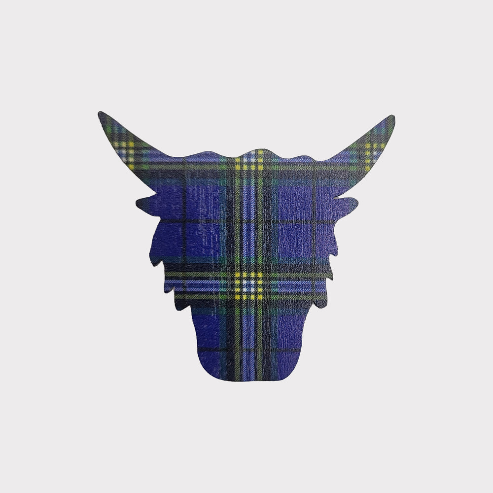 Uni Tartan Hamish Coo Magnet