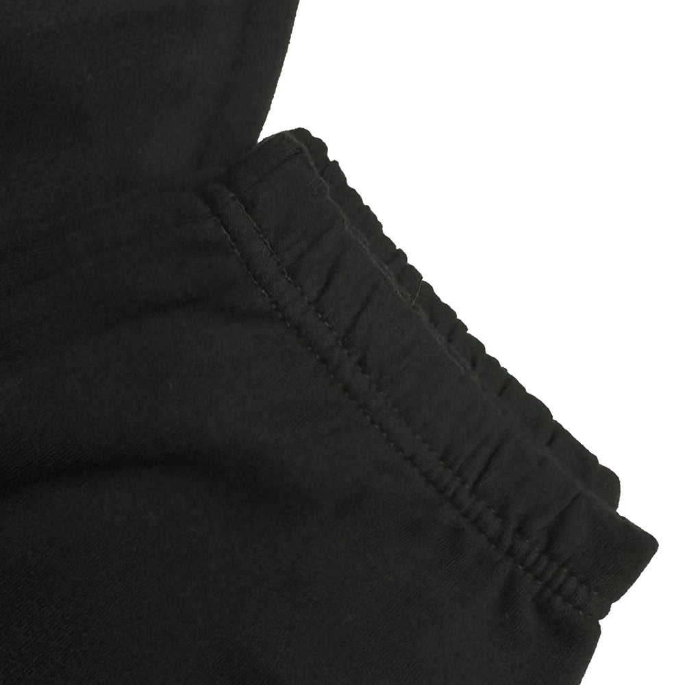 University of Glasgow Black Joggers  cuff detail