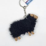 Woolly Ewe Keyring - Black