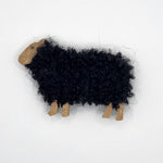 Woolly Ewe Magnet - Black