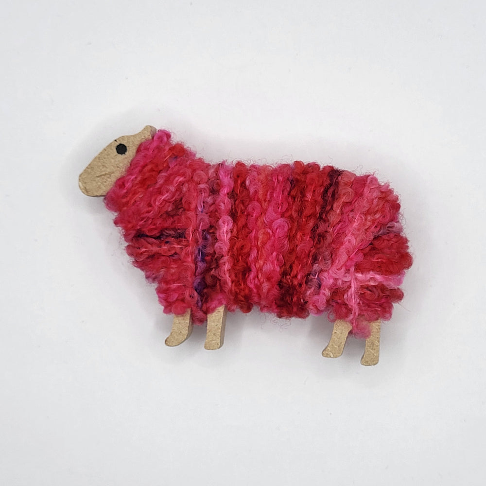 Woolly Ewe Magnet - Pink