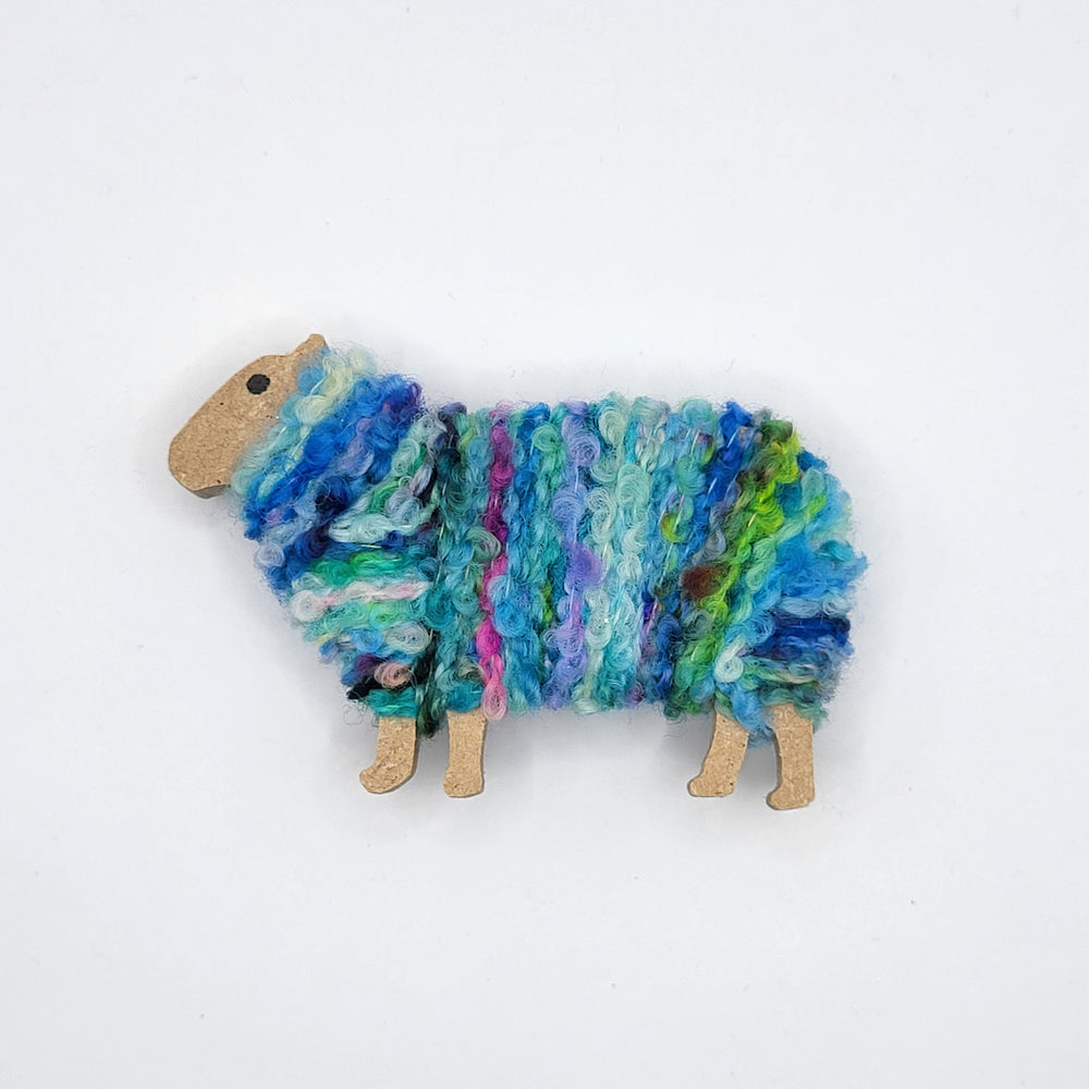 Woolly Ewe Magnet - Blue