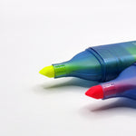 University of Glasgow highlighter pen tips in yellow and pink