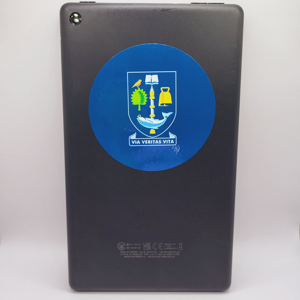 Crest Laptop Sticker