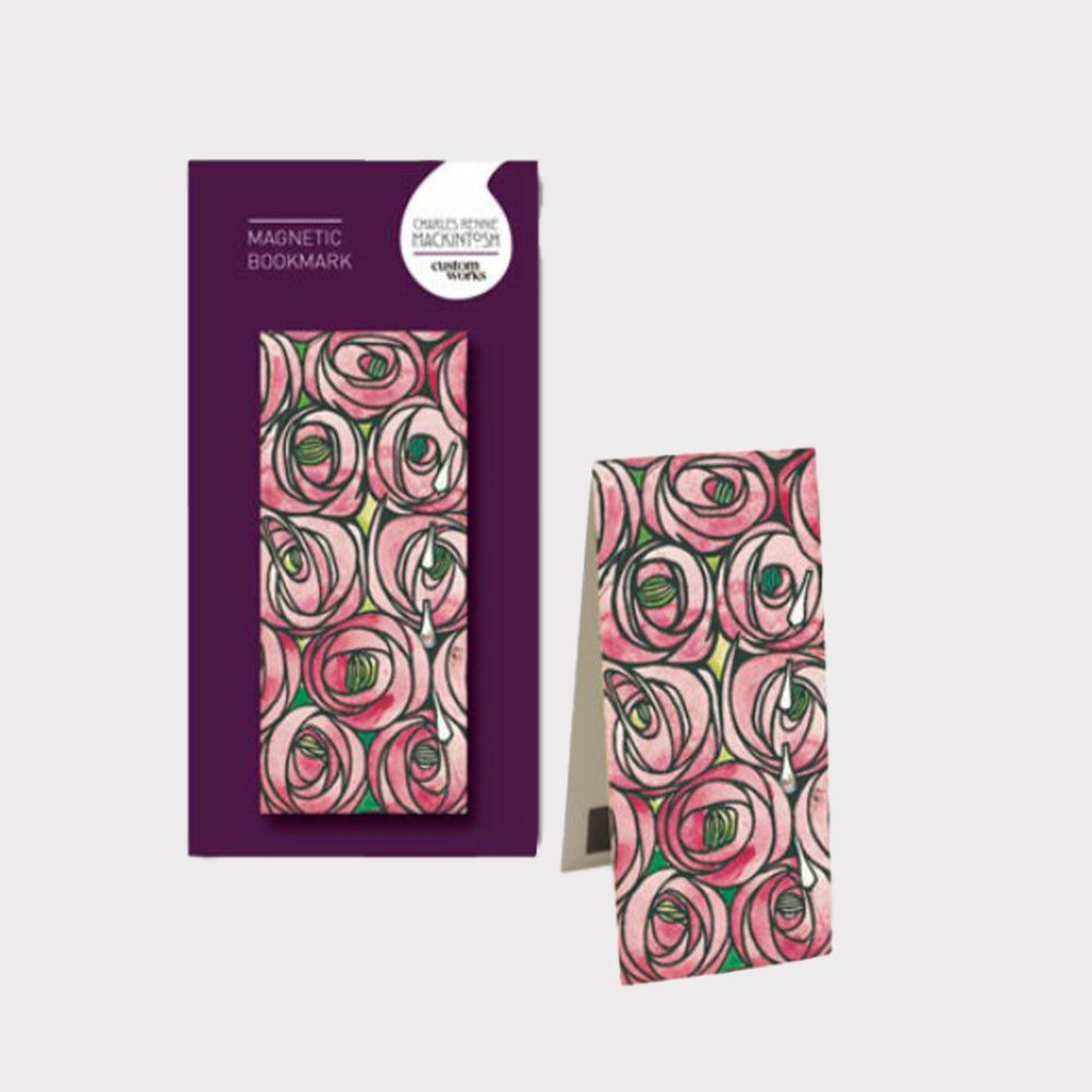Rose and Teardrop Magnetic Bookmark