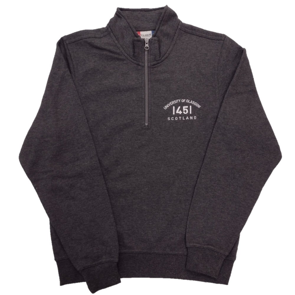 Quarter Zip 1451 Charcoal