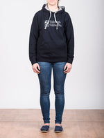 Classic Navy and Grey Hoodie with Gaelic Language Logo