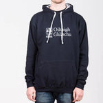 Classic Navy and Grey Hoodie with Gaelic Language Logo