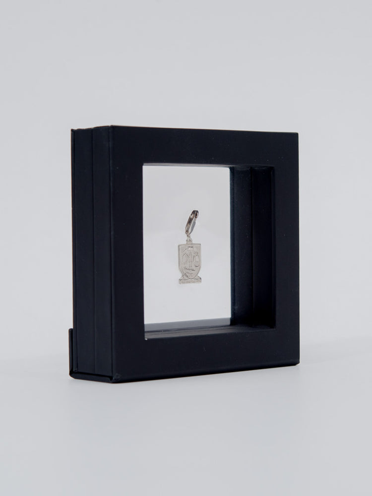 University of Glasgow Hallmarked Silver Crest Charm