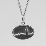 University Hallmarked Silver Skyline Pendant