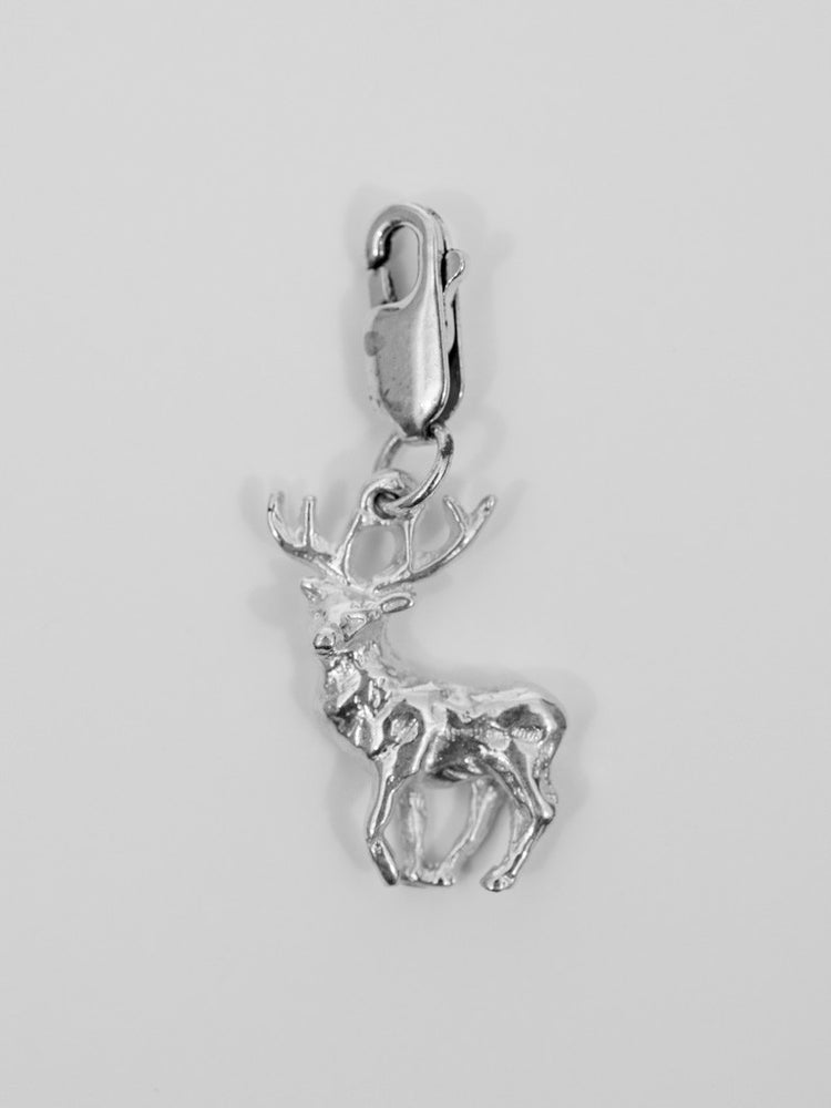 University Hallmarked Stag Charm