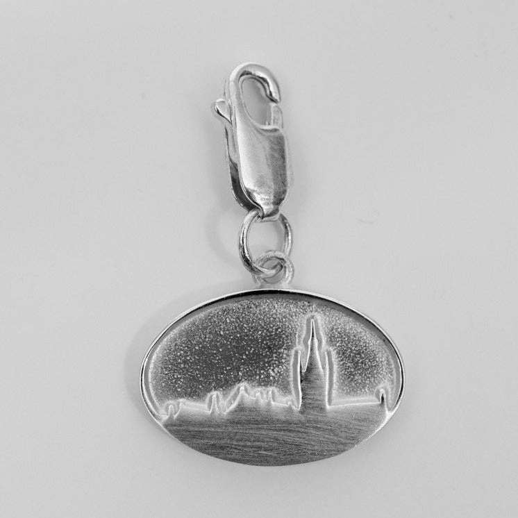 University Hallmarked Silver Skyline Charm