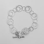 University Hallmarked Silver Charm Bracelet